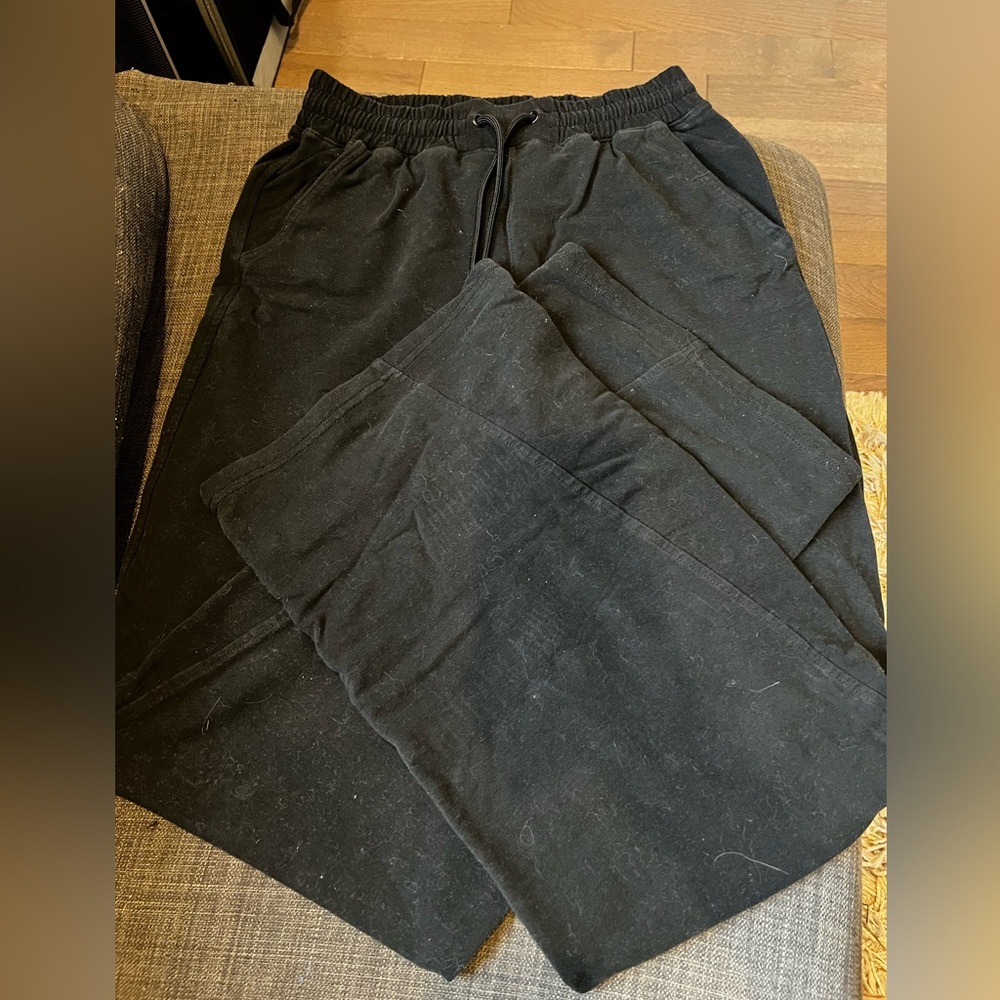 AF Sweatpants wide legs in black for women size XS